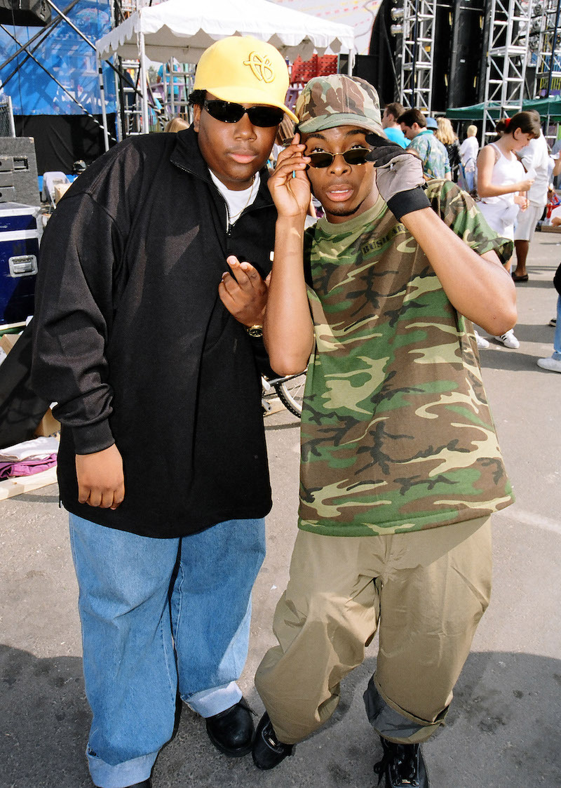 Kenan Thompson and Kel Mitchell at Nickelodeon's 1997 The Big Help