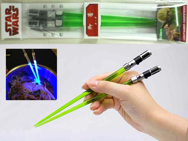 9. Star Wars' Lightsaber Chopsticks