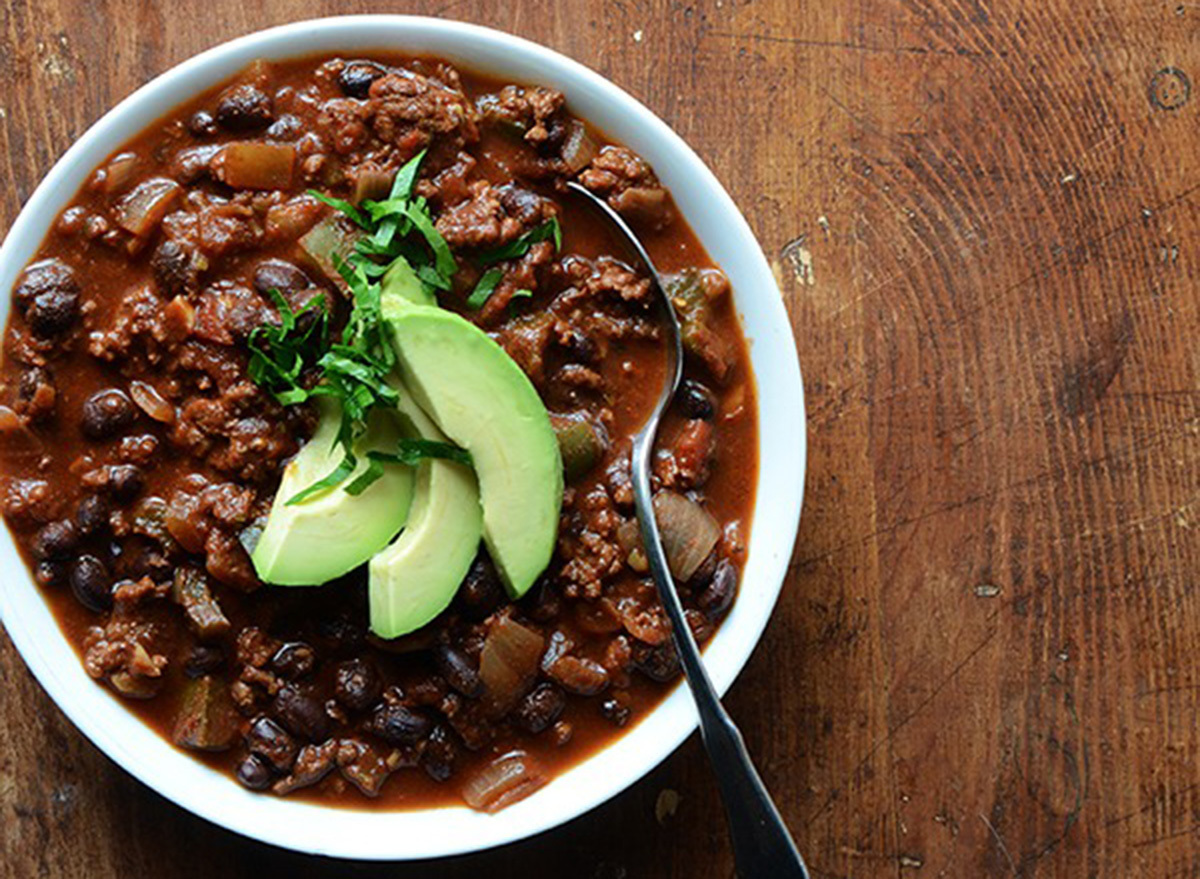 espresso chocolate beef bean chili