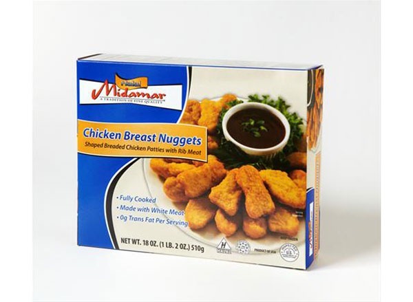 Midamar Halal Chicken Breast Nuggets