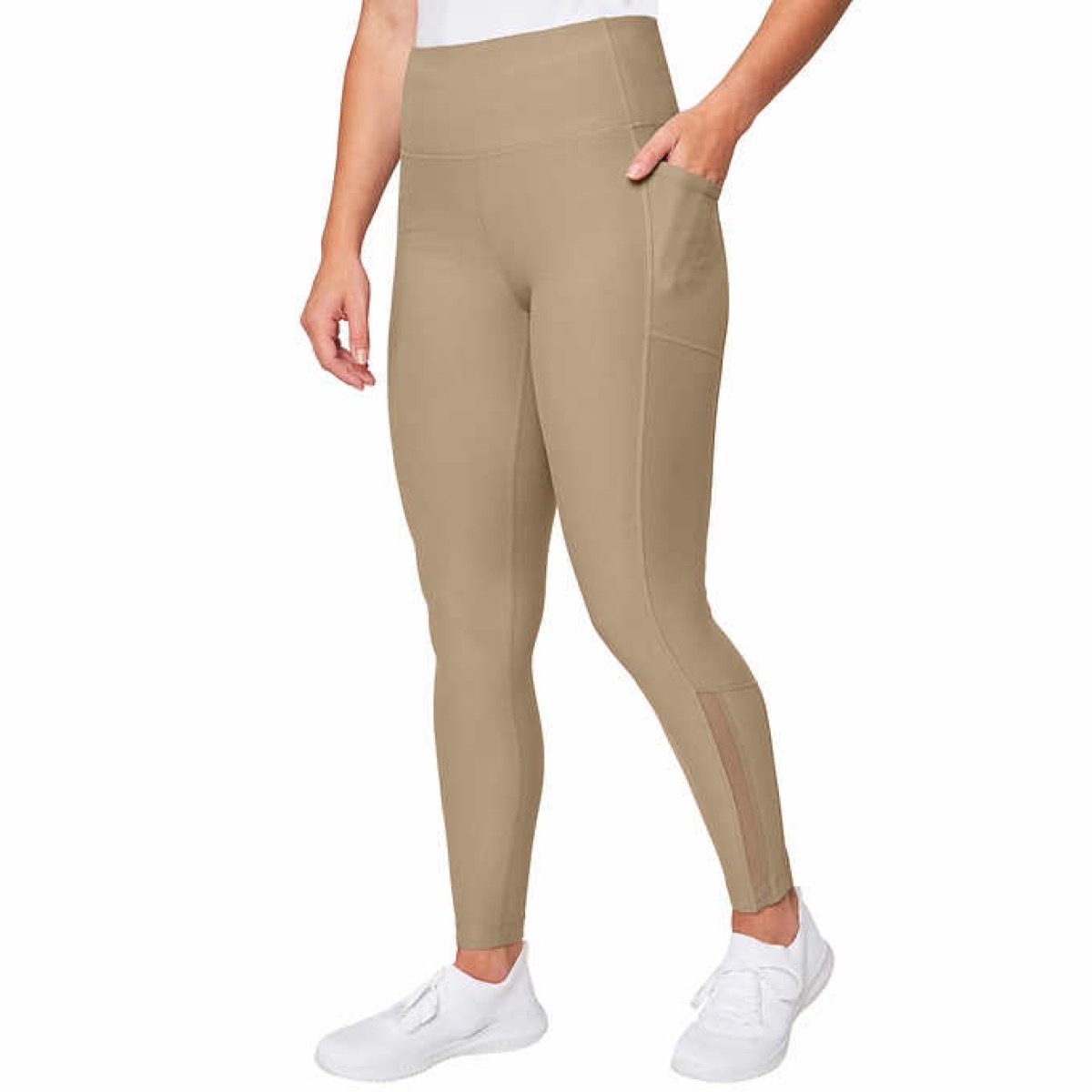 A pair of Mondetta legging tights sold at Costco