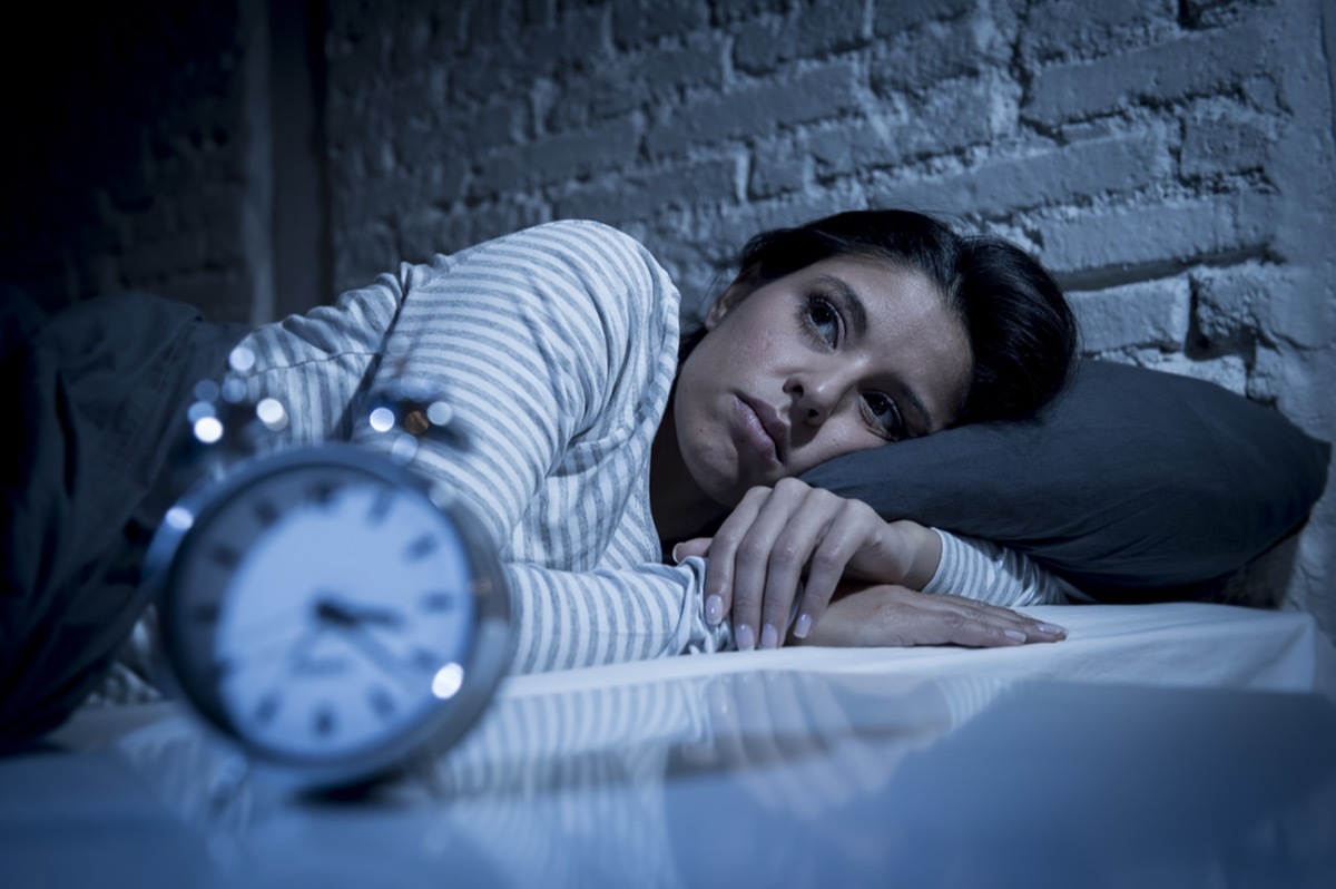 Woman Dealing with Insomnia