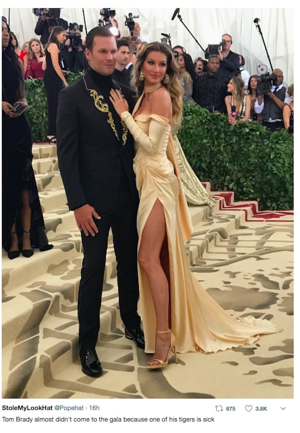 tom brady roasted at met gala. 