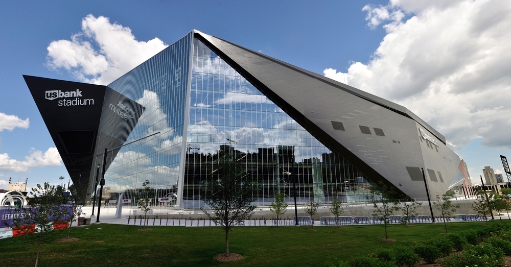 Exterior of US Bank Stadium in Minneapolis