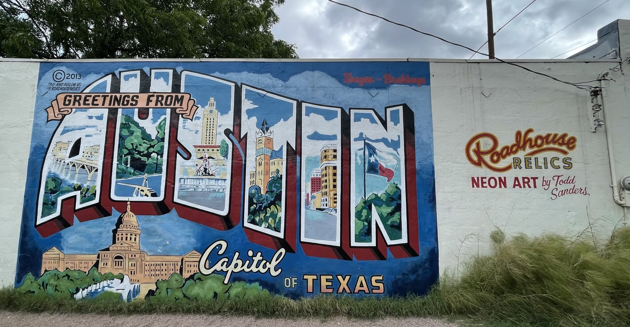 Greetings from Austin mural