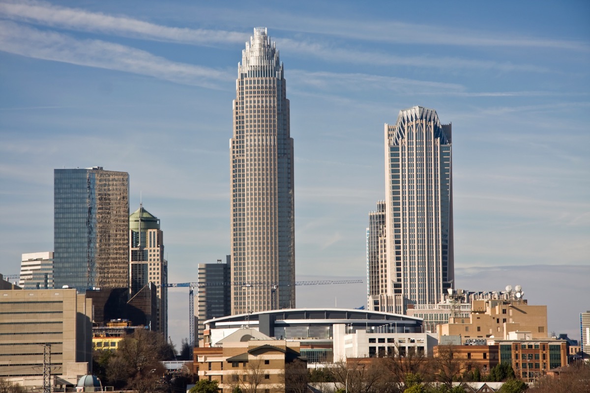 bank of america center in charlotte north carolina