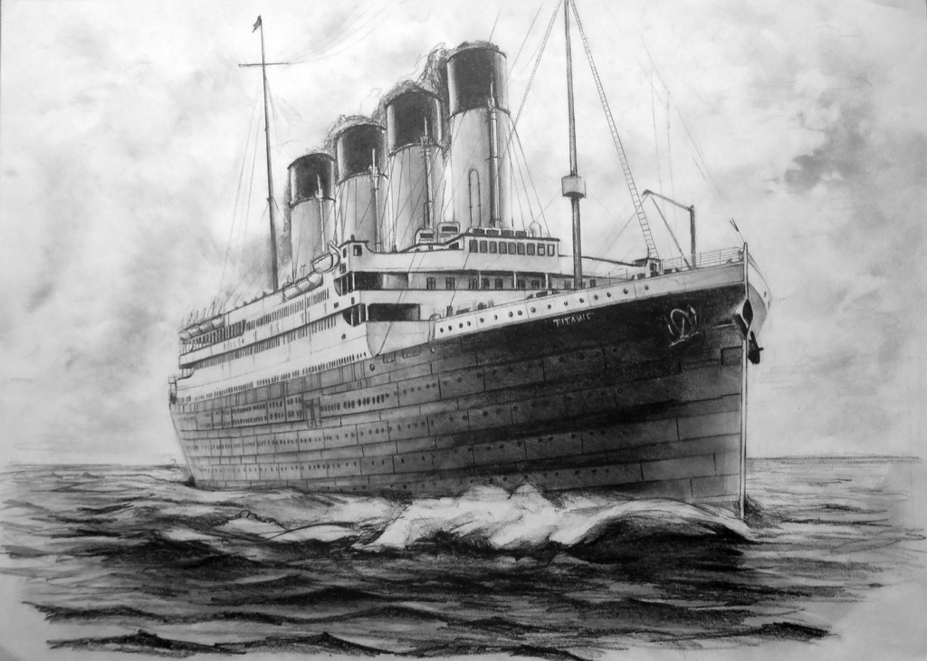 titanic sketch