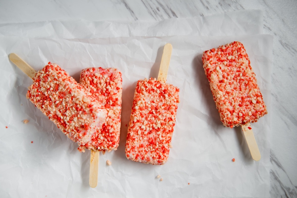 Strawberry Shortcake Ice Cream Bar