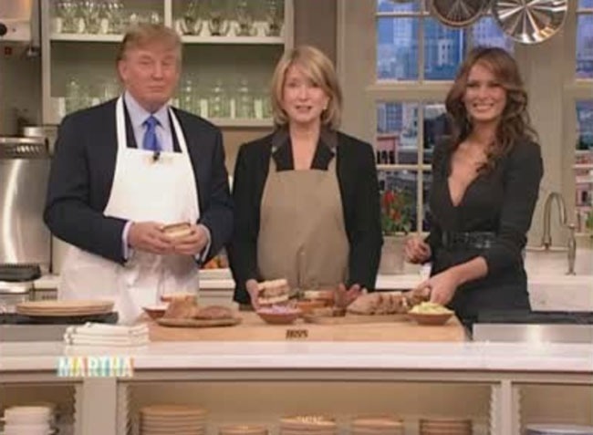 donald trump martha stewart meatloaf