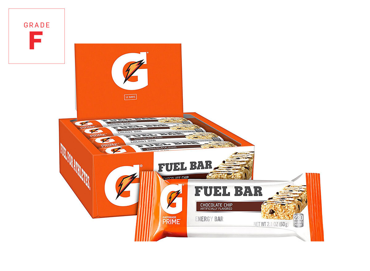 Gatorade fuel bar graded