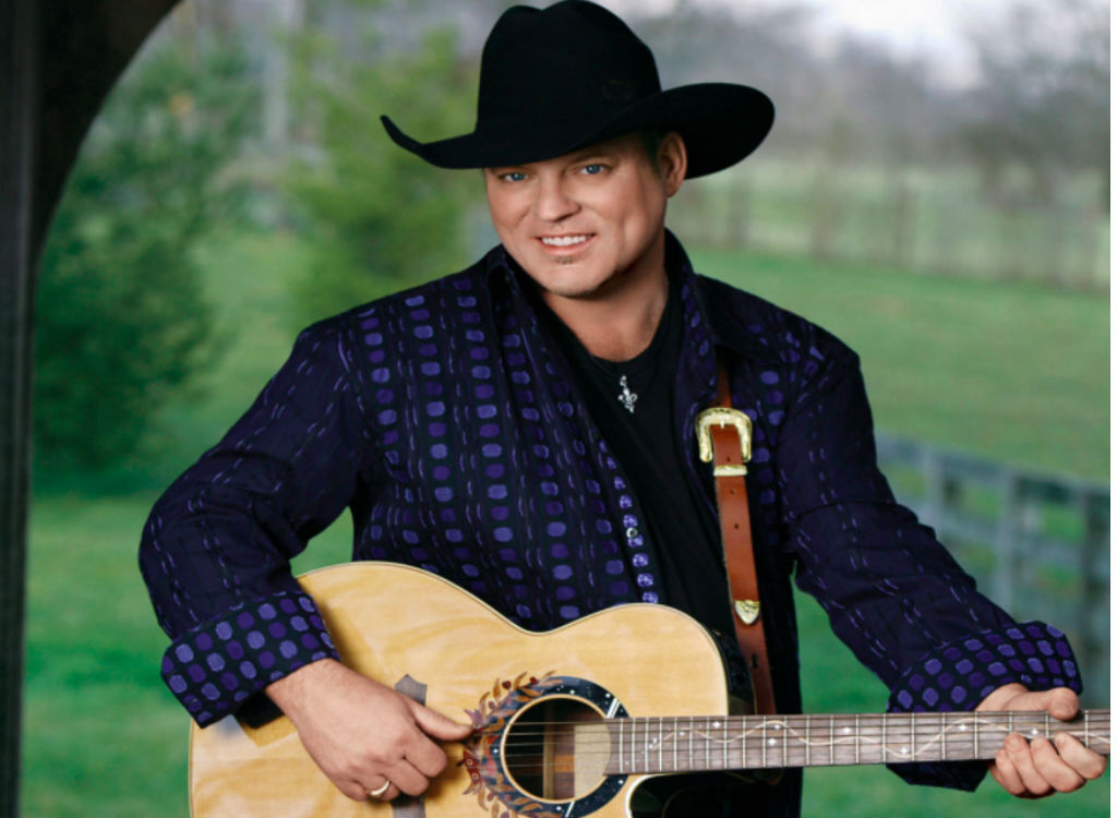 John Michael Montgomery with his shirt on