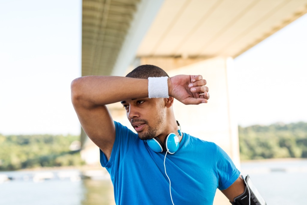 Man Exercising Habits That Increase Flu Risk