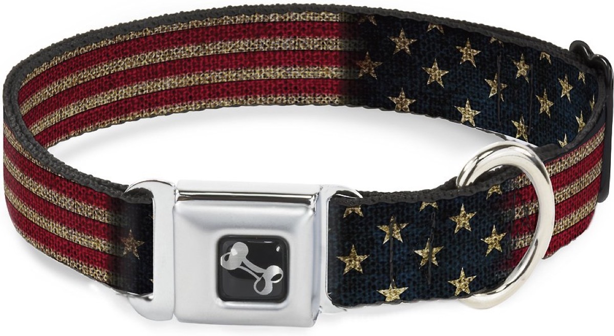 American Flag Dog Collar Fourth of July Accessories