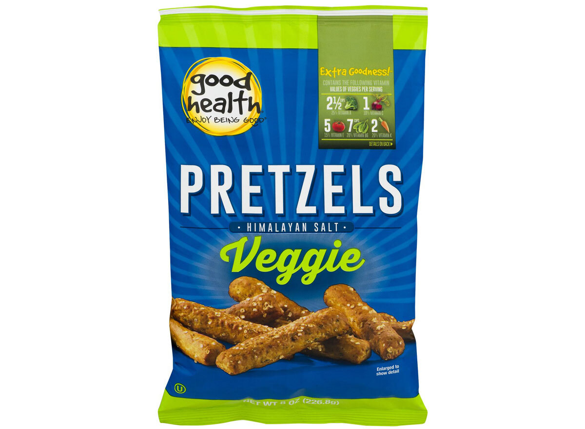 Good health veggie pretzels