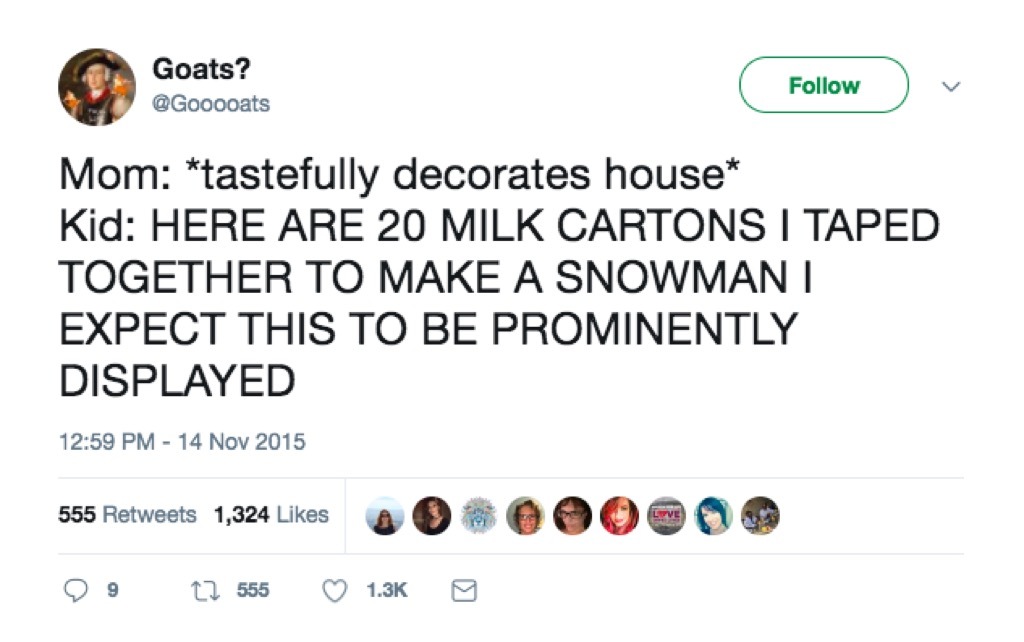 Kid art funny mom tweets