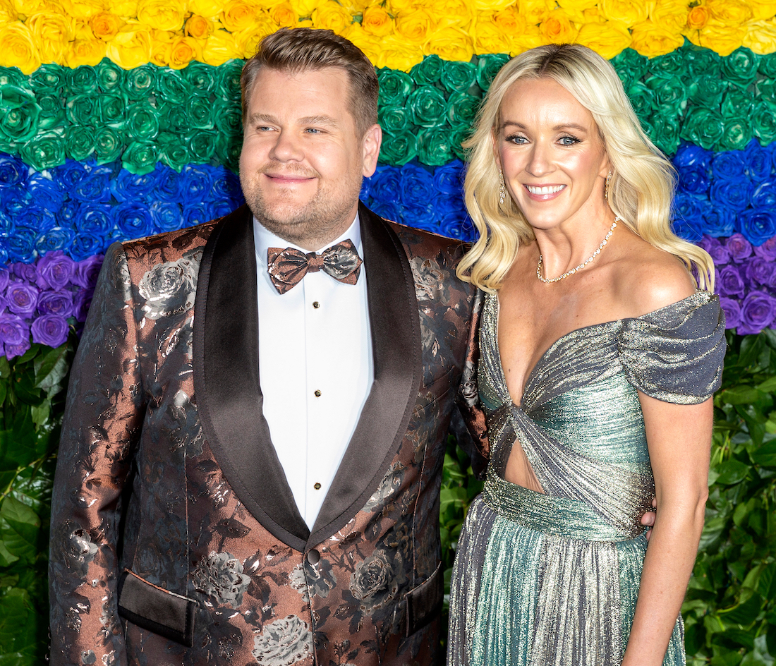 James Corden and Julia Carey at the 2019 Tony Awards