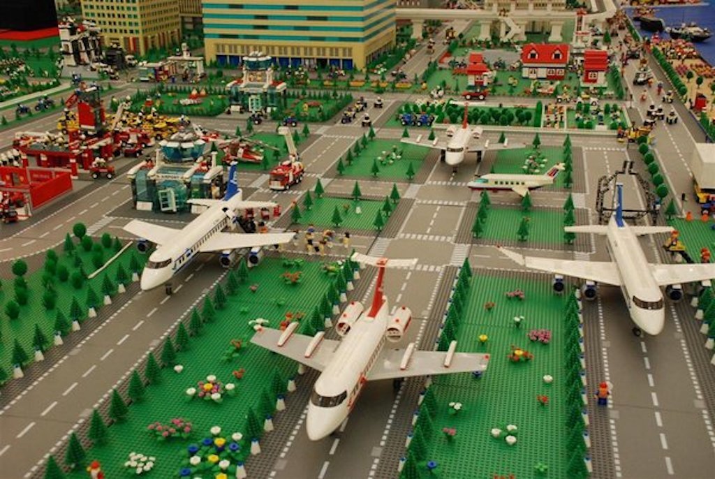 Airport Made Out of Legos 