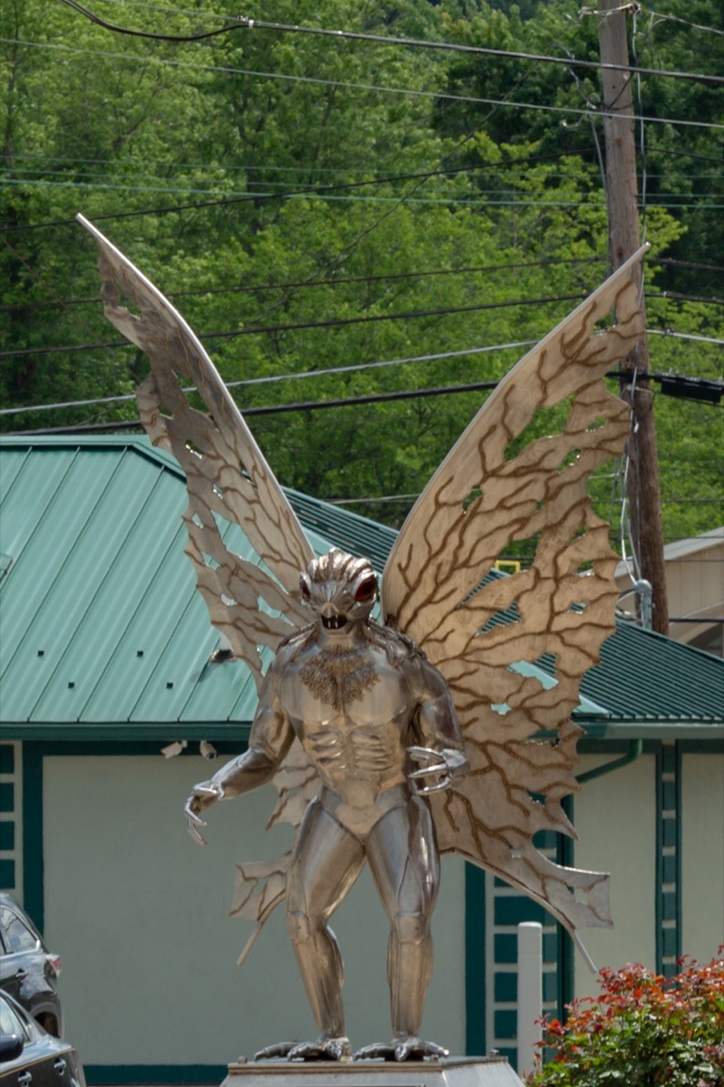 mothman statue west virginia famous state statues