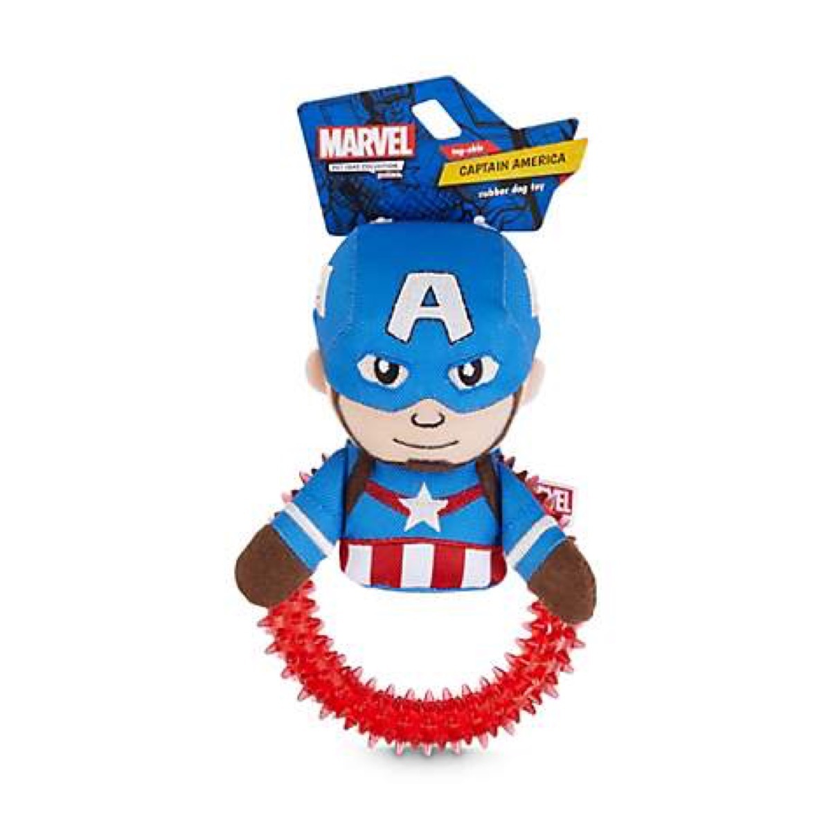 captain america plush dog toy, best chew toys for puppies