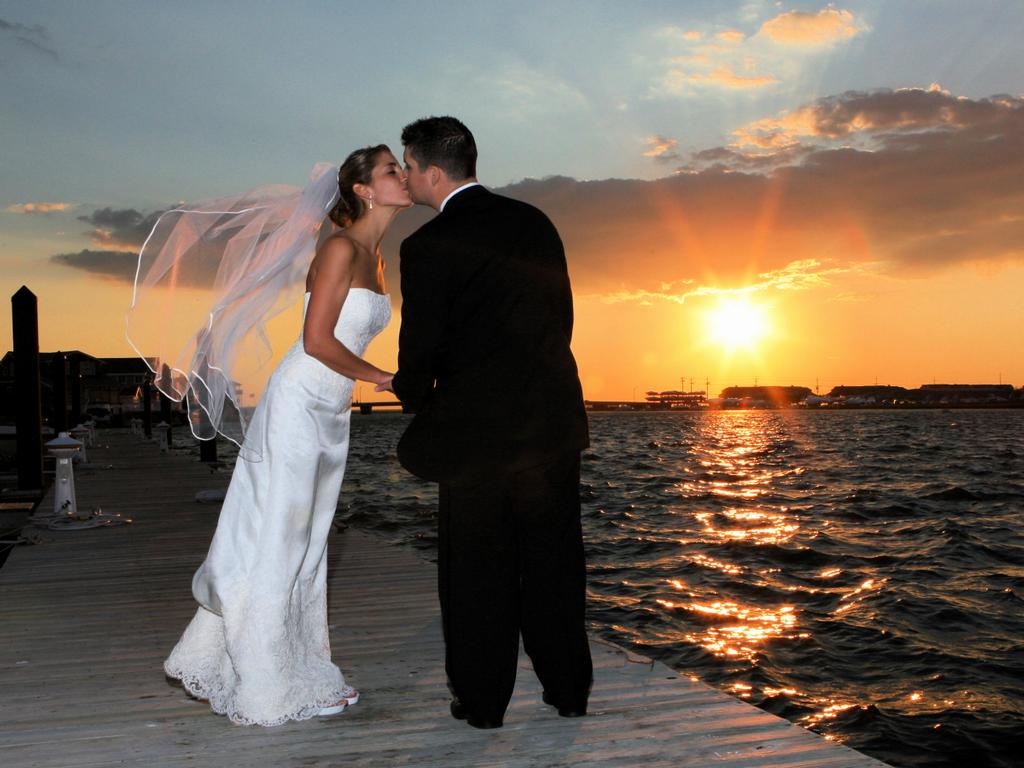 get married on the beach at sunset - Summer Wedding Ideas 