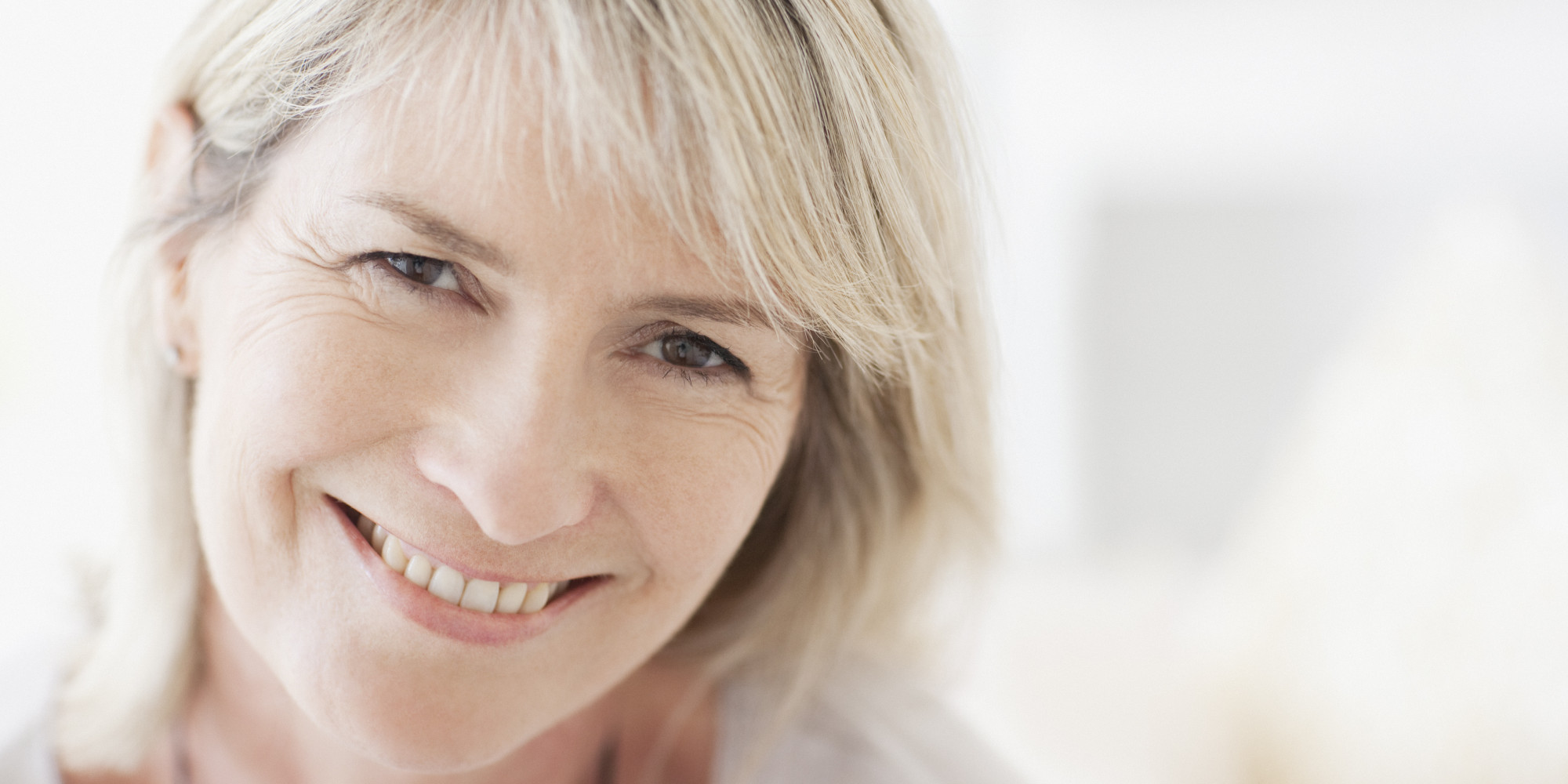 Close up of smiling woman