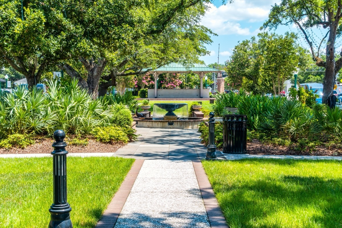 A city park in Summerville, South Carolina.