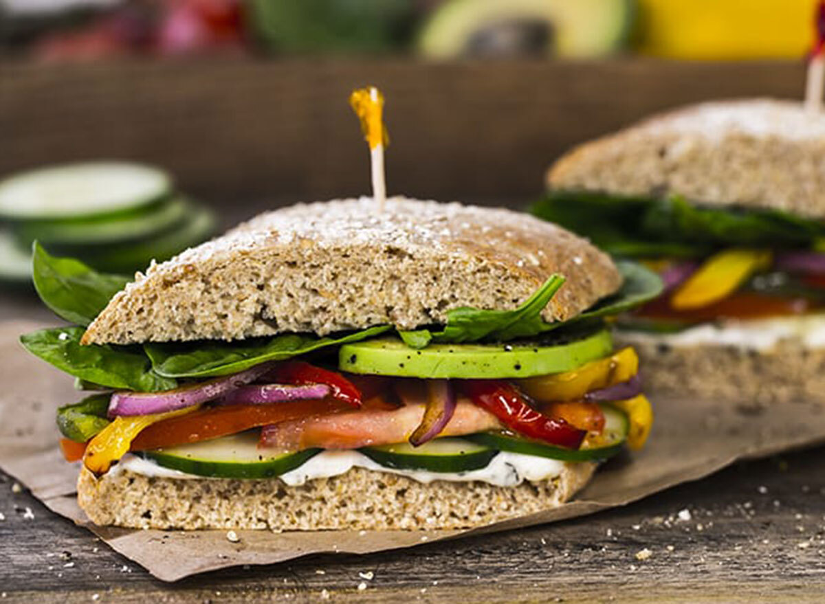 The veggie sandwich