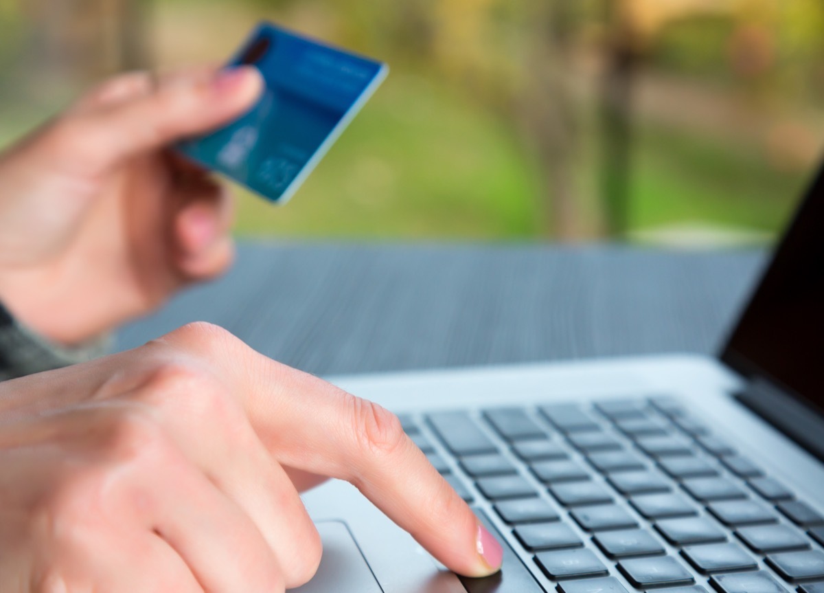 buying tickets online with credit card