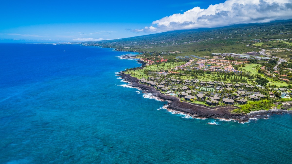 Kona Coast in Hawaii