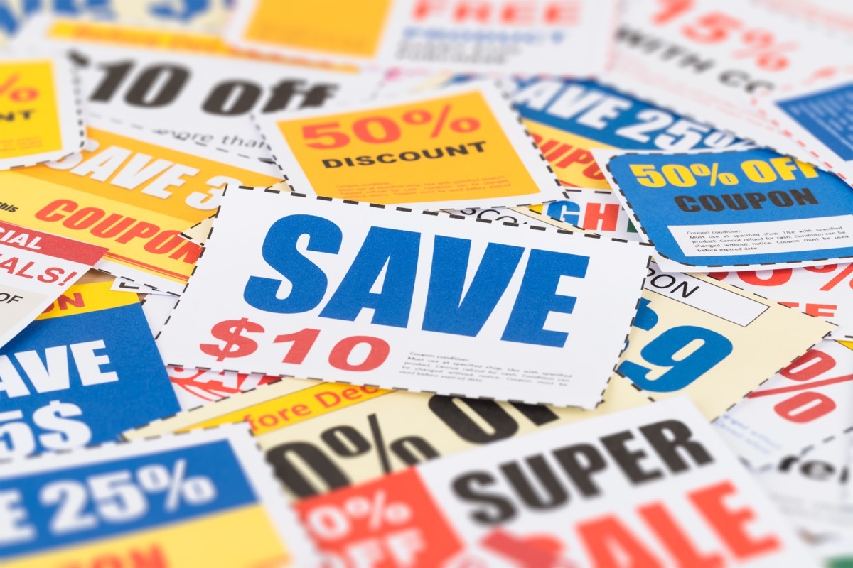 Pile of Coupons {Online Shopping Tips}