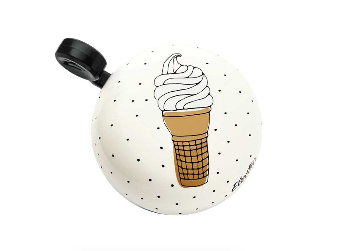 electra bike bell with soft serve cone print