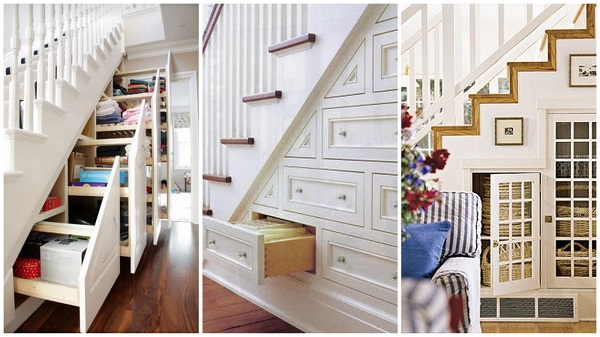 1 Creative ideas to make excellent use of the space under your stairs