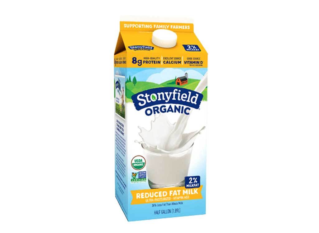 Stonyfield organic milk reduced fat