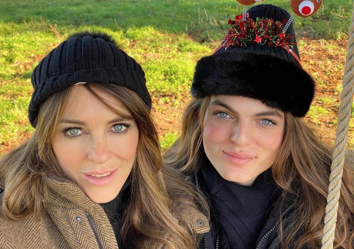 Damian and Elizabeth Hurley Christmas 2019