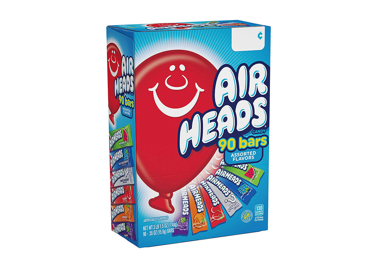 variety box of airheads candy