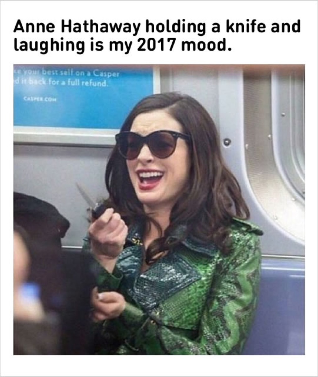 Anne Hathaway knife meme