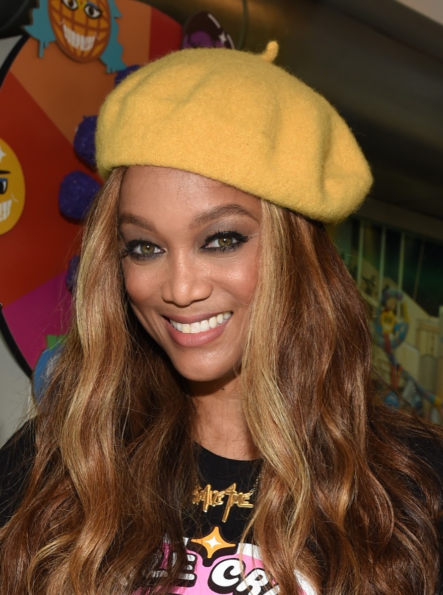 Tyra Banks at Grand Opening of SMiZE Cream in 2021