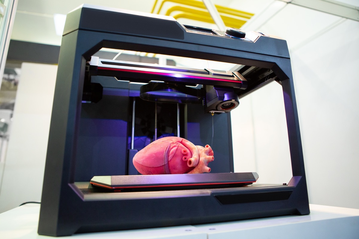 3d printed human heart