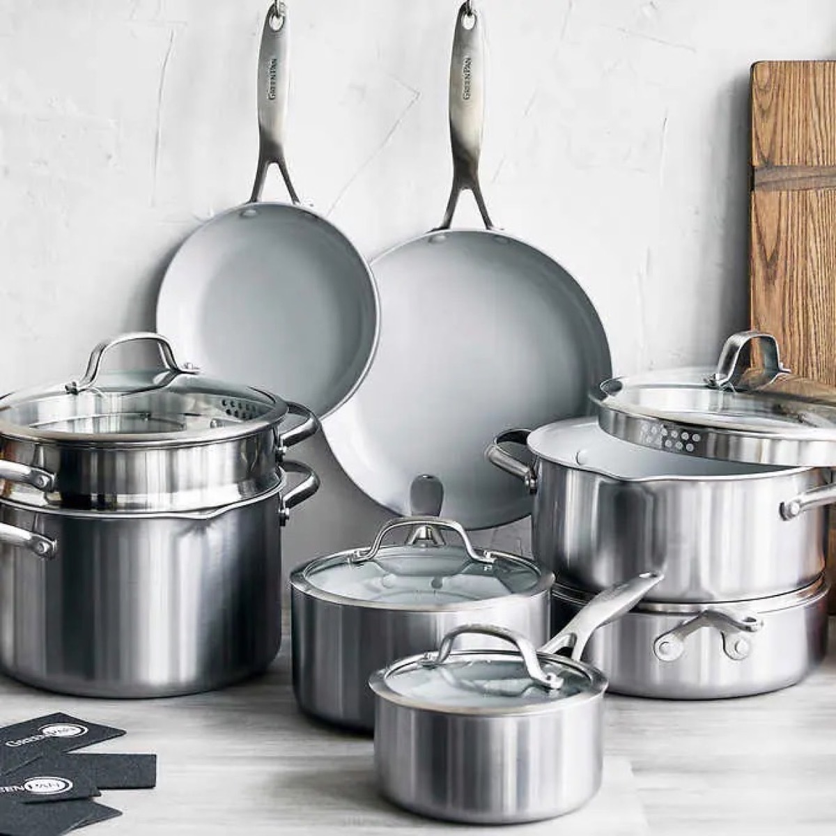 A Greenpan Venice cookware set