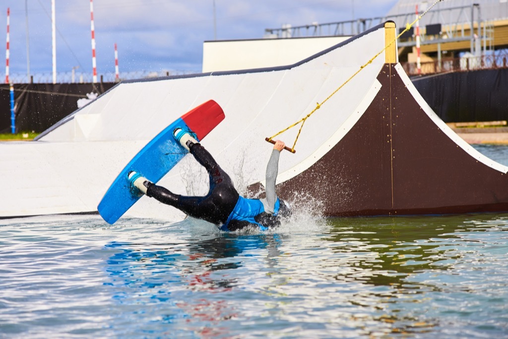 wakeboard fail blooper