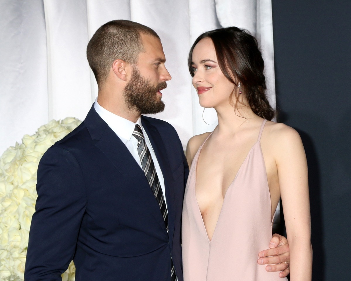 Dakota Johnson and Jamie Dornan in 2017