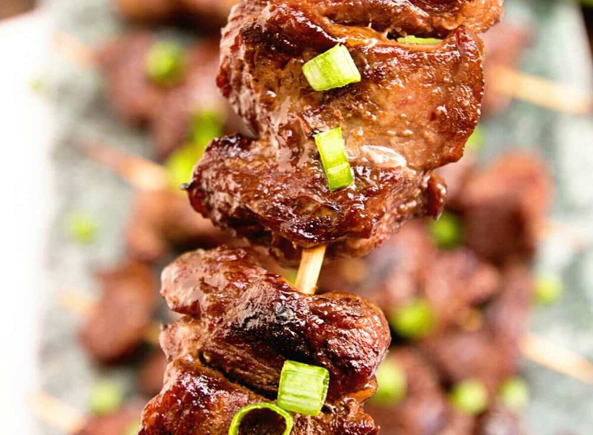 asian steak kebabs