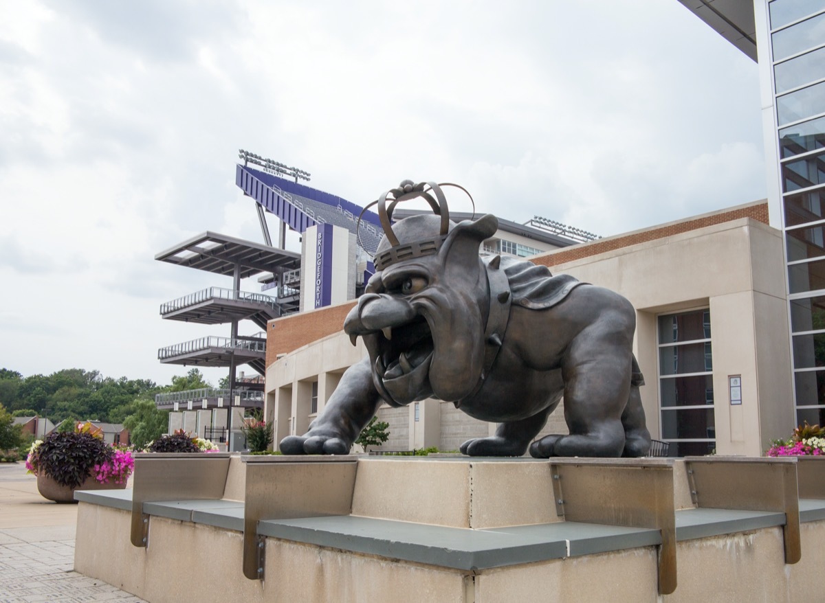 The Bridgeforth Football Stadium in Harrisonburg, VA