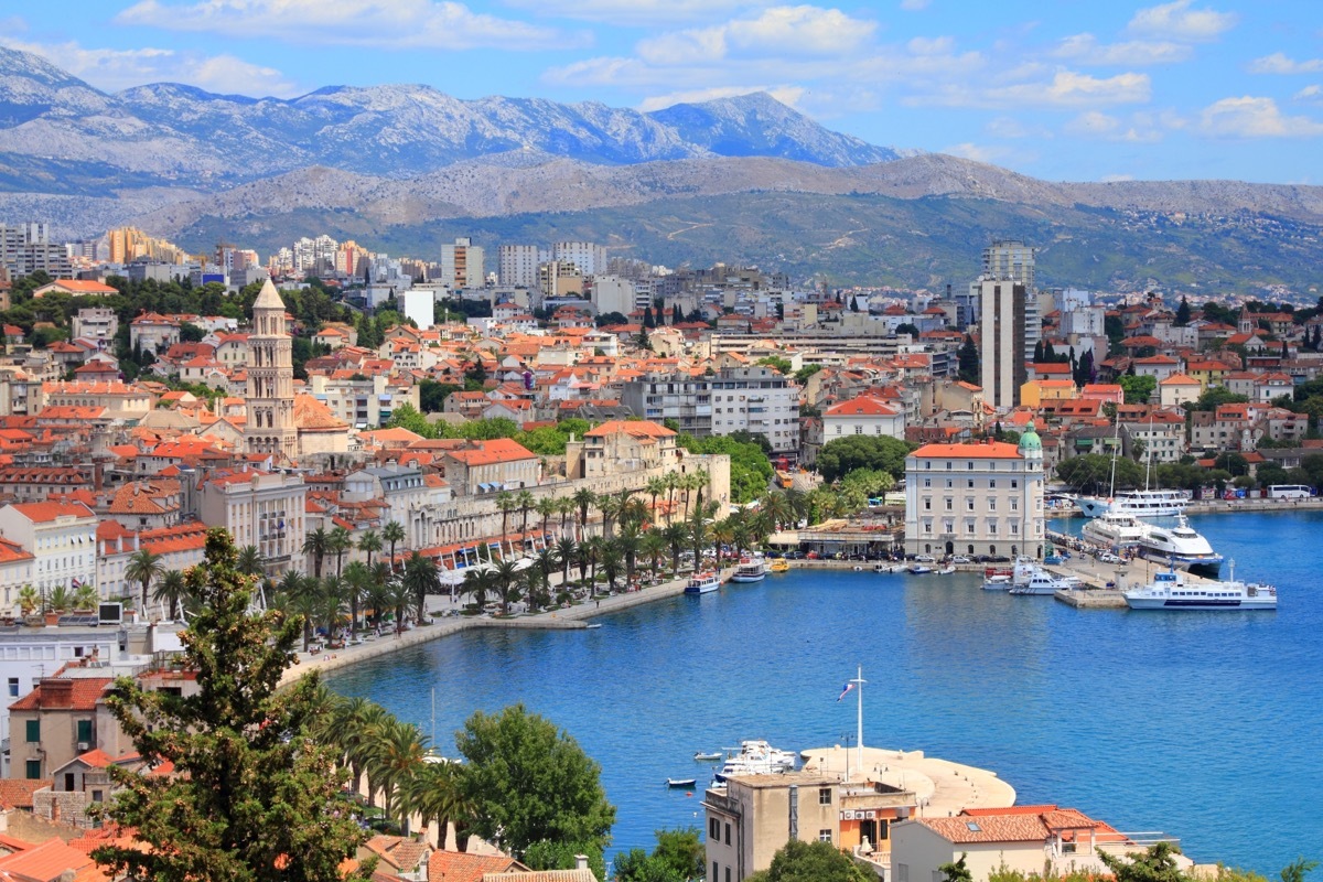 Scenic View of Split Croatia