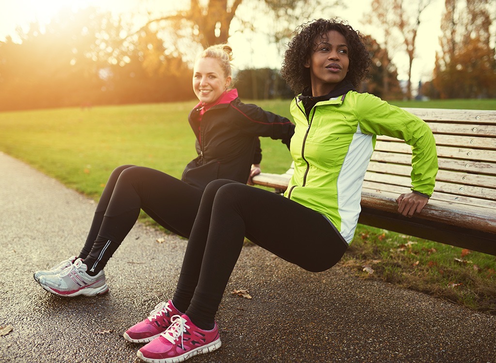 Women working out