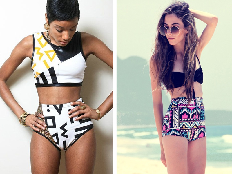 8) Printed swimsuits