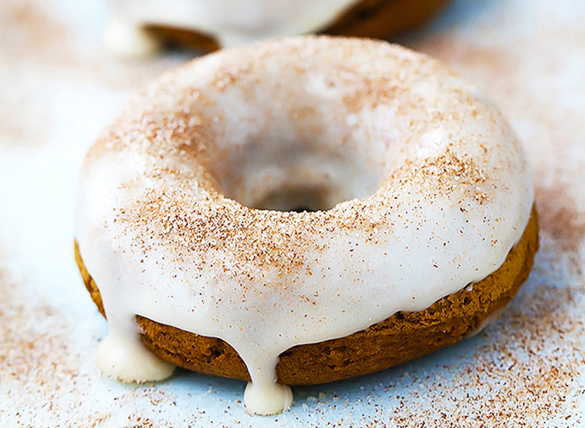 baked pumpkin donuts