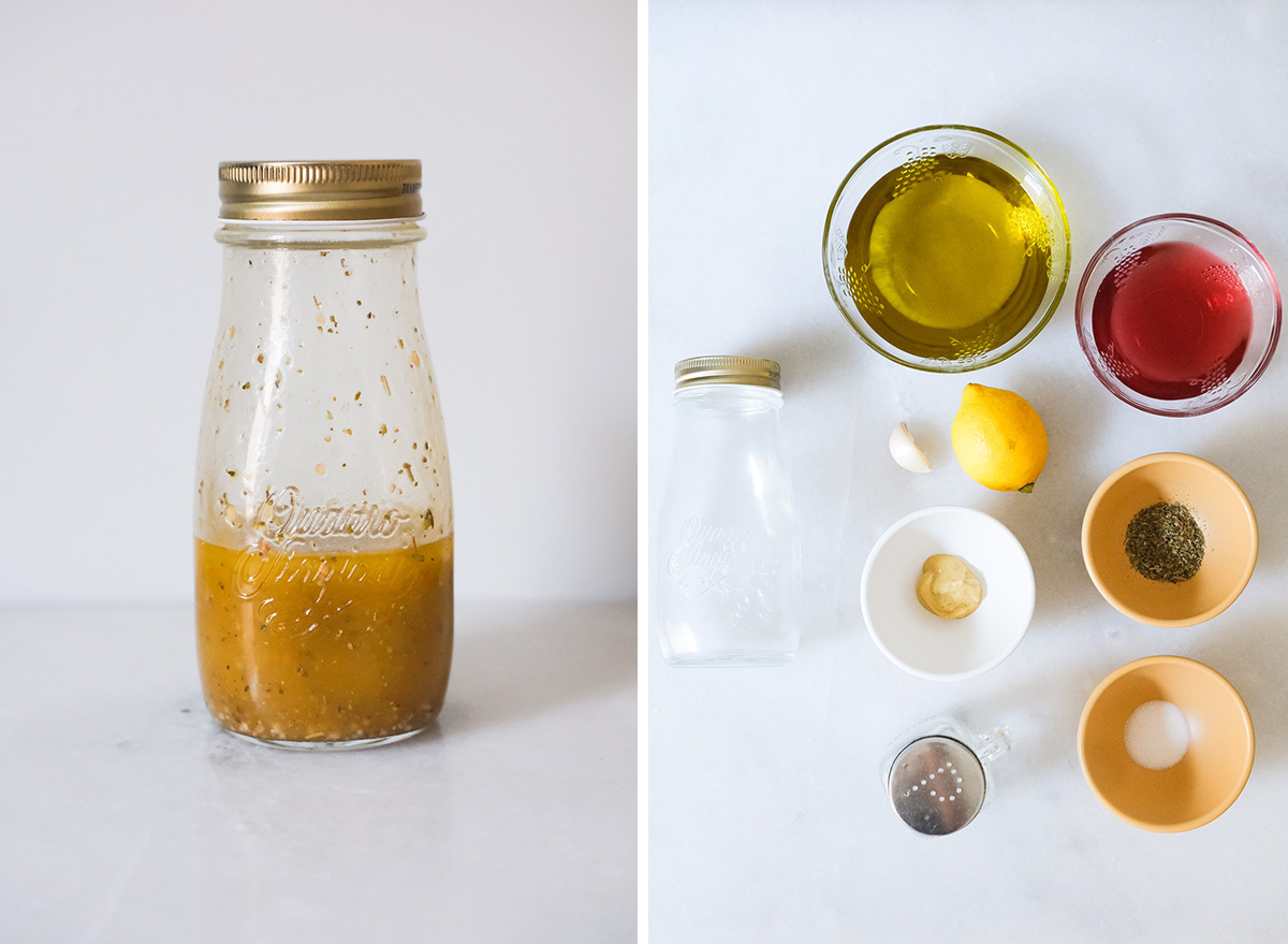 italian vinaigrette with ingredients