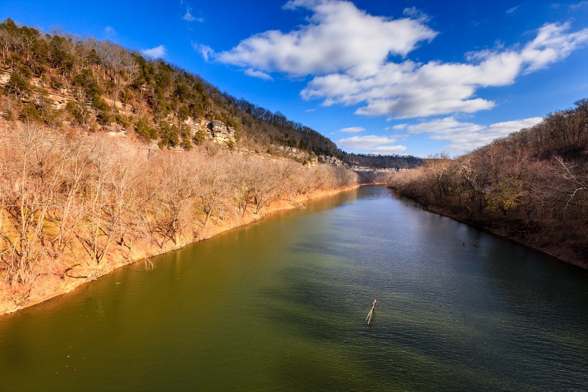 kentucky river palisades in the fall