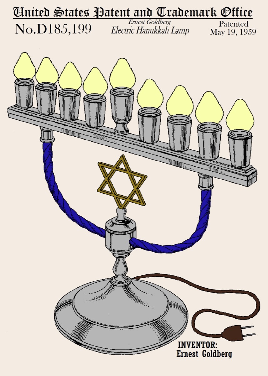 menorah holiday card